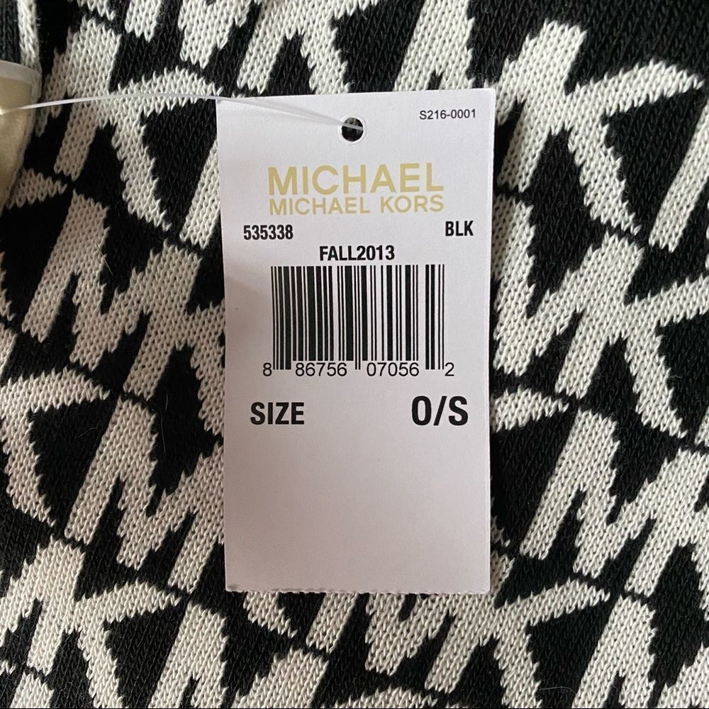 Michael Kors Black/white Scarf NWT - Picture 6 of 7